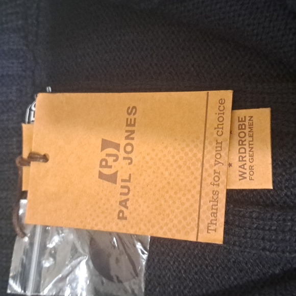 PJ Paul Jones Mens Cardigan Stand Collar Cable Knit Button Sweater  Small NWT - Picture 8 of 8